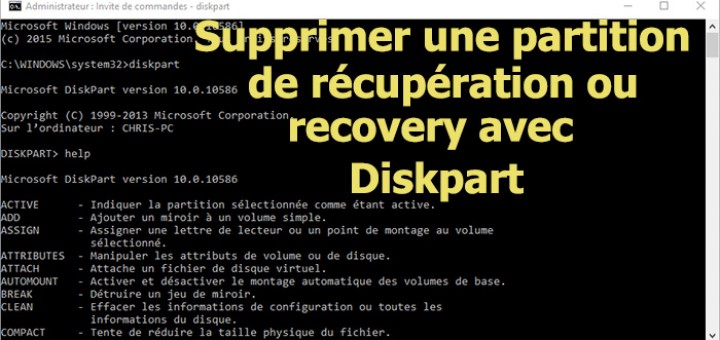 a la une supp partition recovery