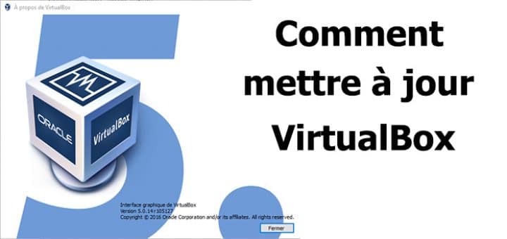 a la une maj virtualbox