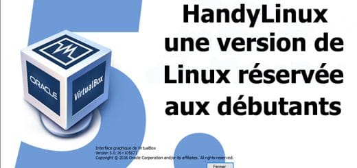 a la une handylinux virtualbox