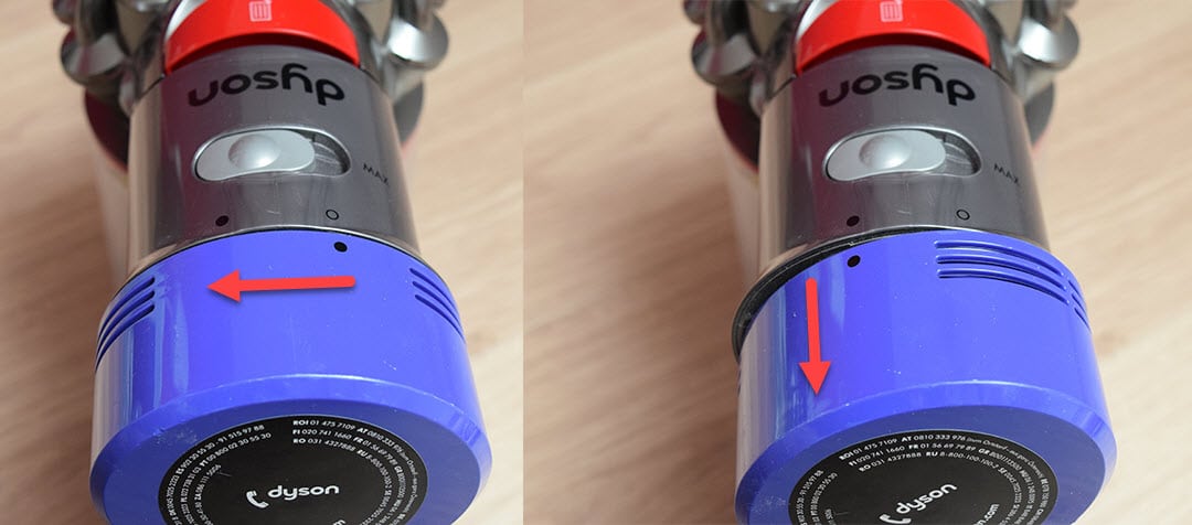 change dyson v8 battery