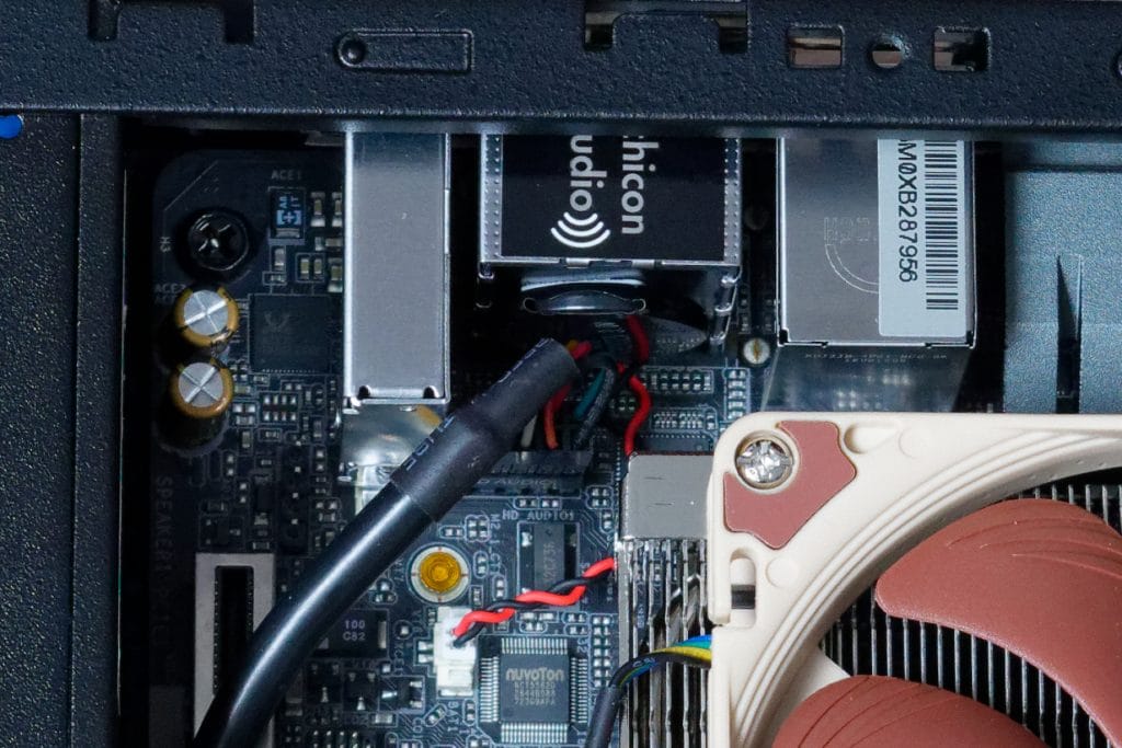 brancher HD audio carte mère