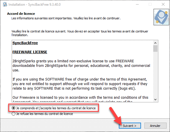 sauvegarde syncbackfree download licence