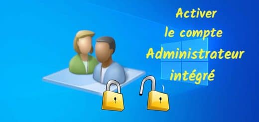 activer compte administrateur intégré