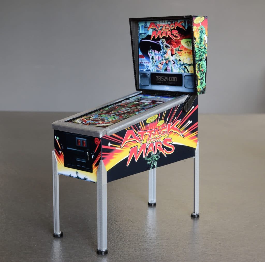 Flipper miniature Attack From Mars