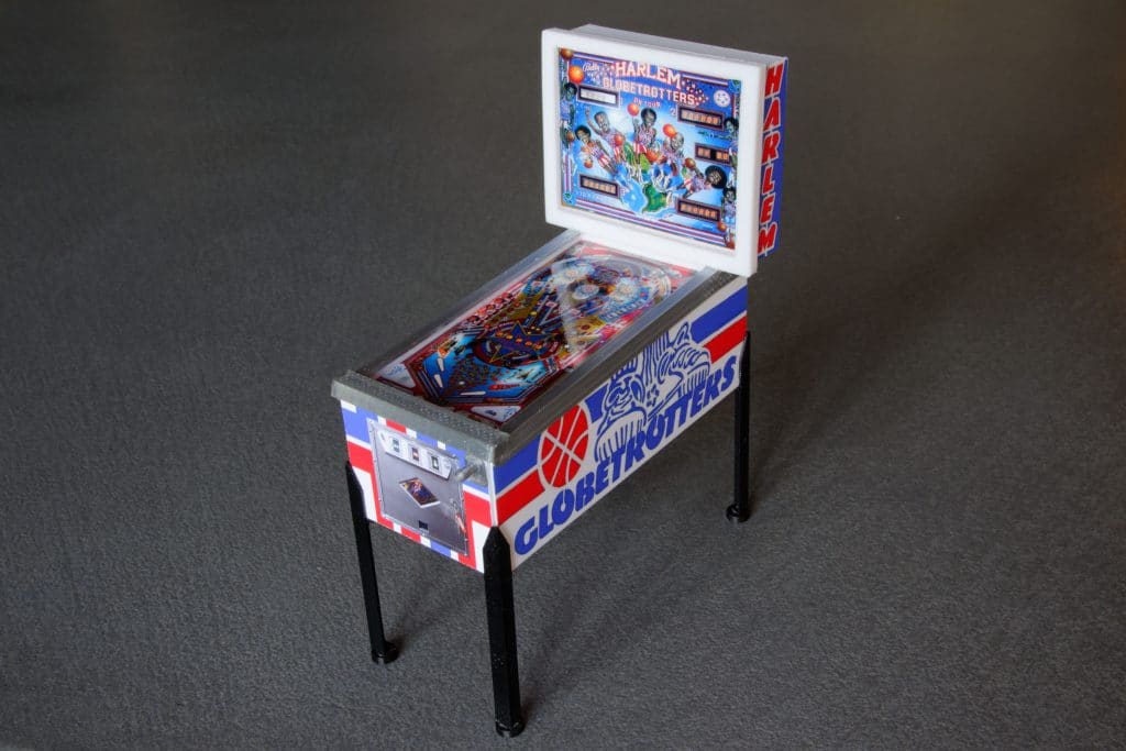 Flipper miniature Harlem Globetrotters