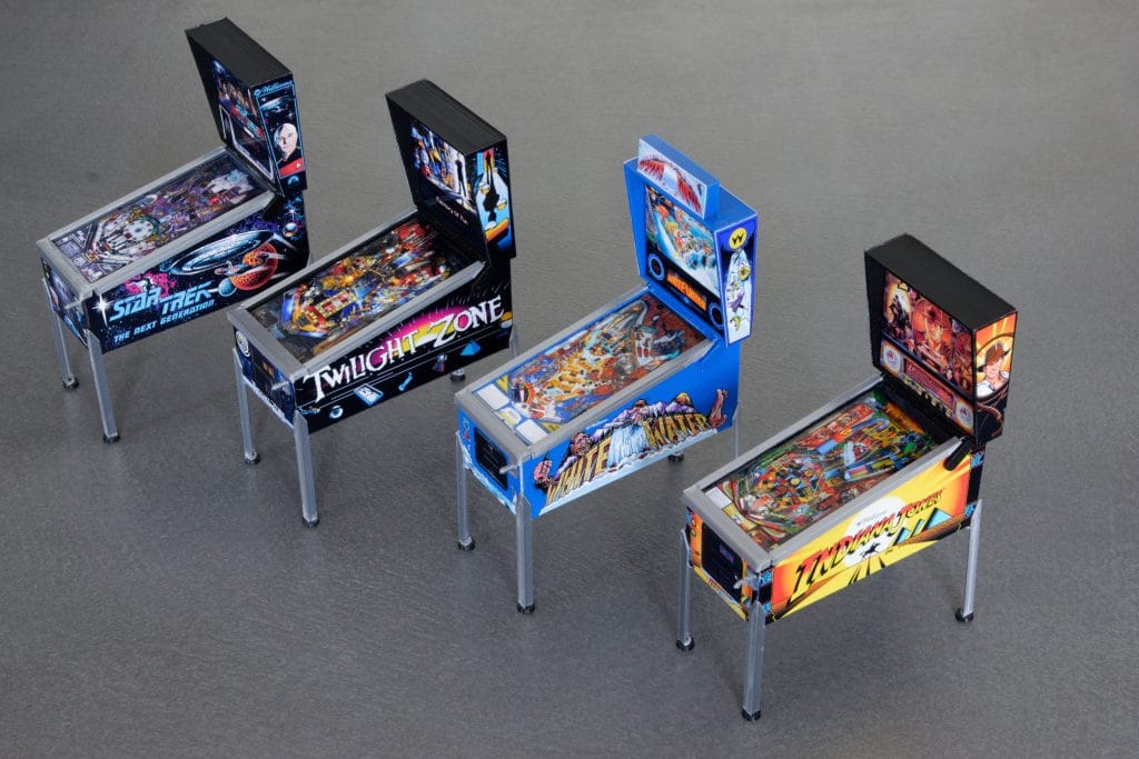 4 flippers miniatures