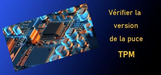 Vérifier version TPM - A la une