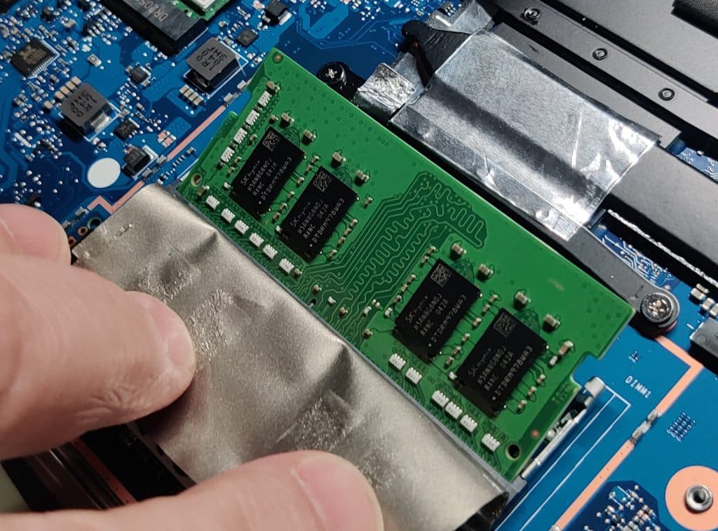 Module mémoire déclipsé