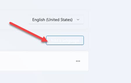 Cliquez sur le bouton "Add a language"